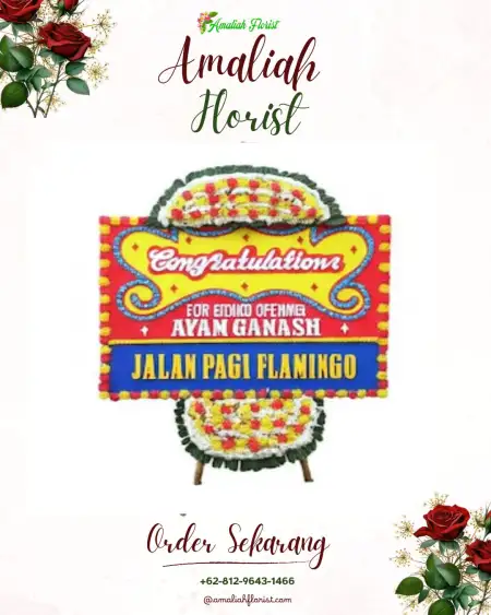 Sewa Papan Bunga Bundaran HI